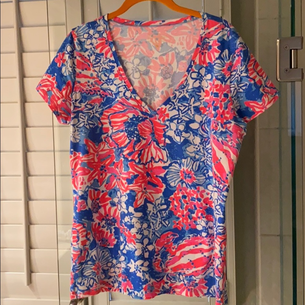 Like new sz L Lilly Pulitzer Michele top